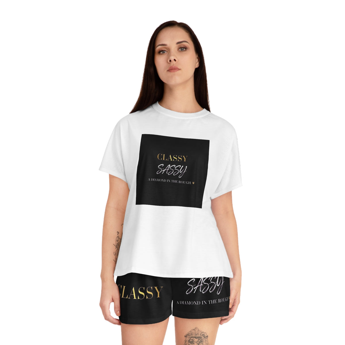 'Classy Sassy' Graphic Sleepwear Set