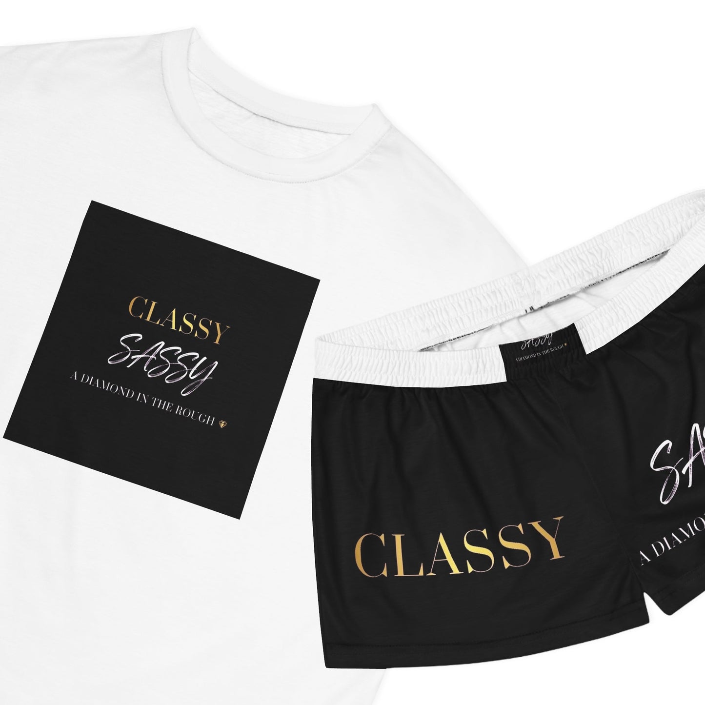 'Classy Sassy' Graphic Sleepwear Set