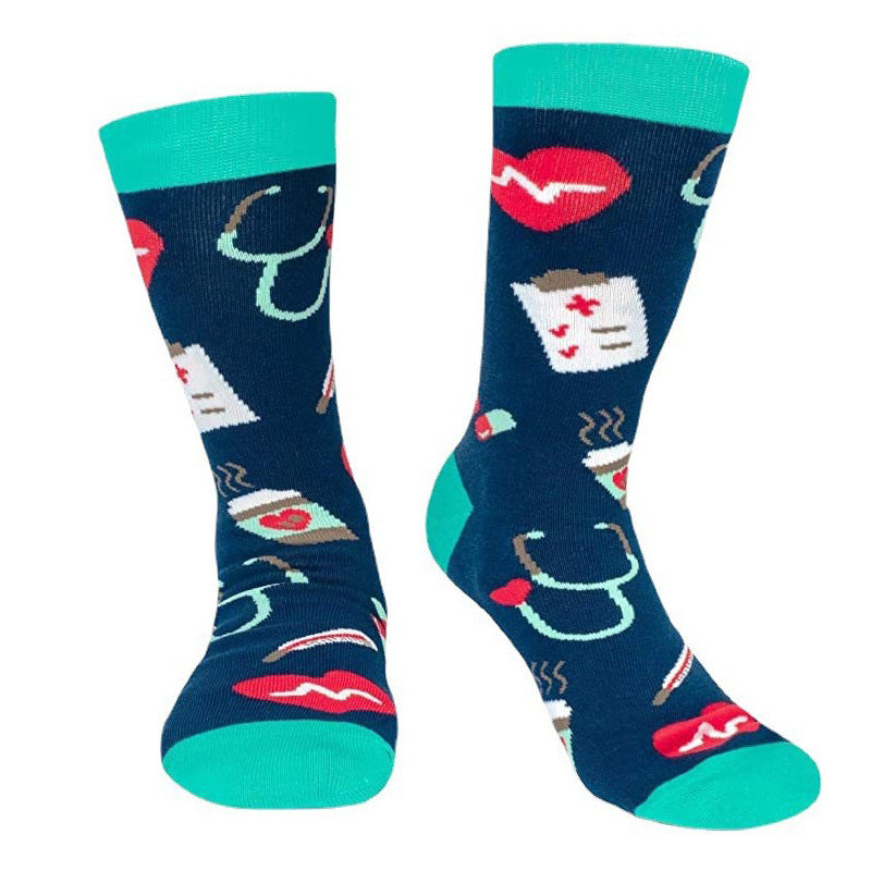 Medical Themed Socks For Hospital Staff And Students