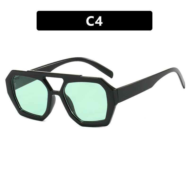 Ins Big Frame Leopard Sunglasses Summer Sunshade