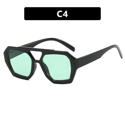 Ins Big Frame Leopard Sunglasses Summer Sunshade