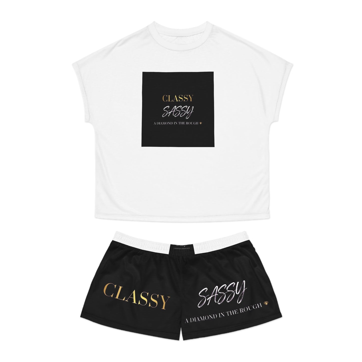 'Classy Sassy' Graphic Sleepwear Set