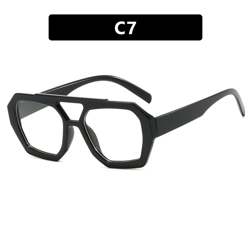 Ins Big Frame Leopard Sunglasses Summer Sunshade