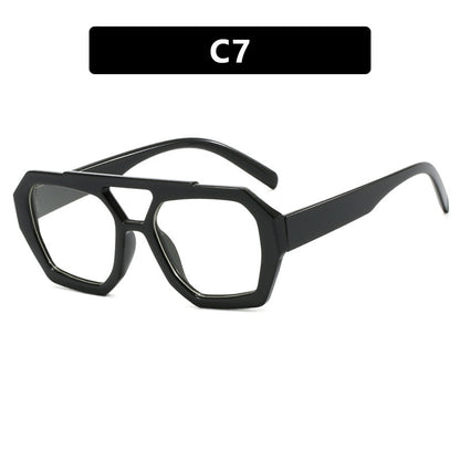 Ins Big Frame Leopard Sunglasses Summer Sunshade