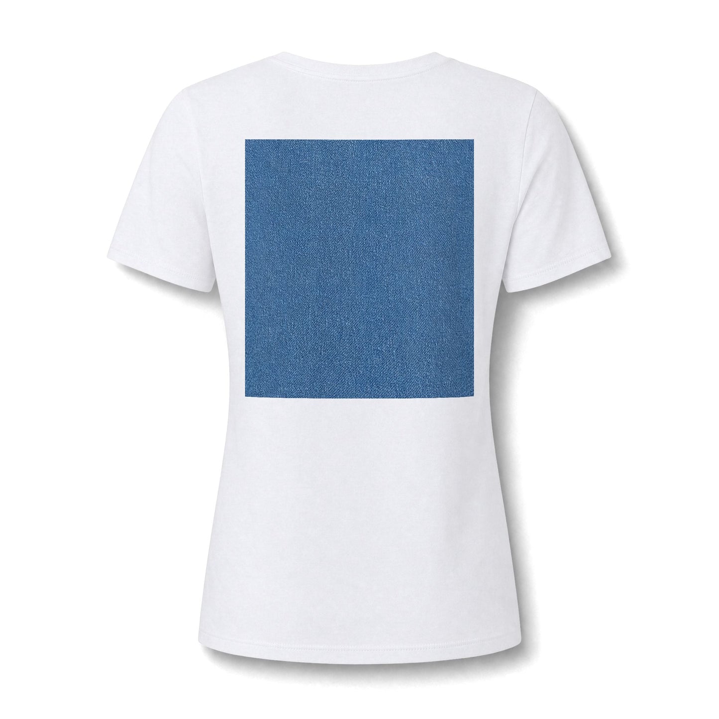 I’m A Jean- ius Women's V-Neck Tee — Denim Pocket Tee