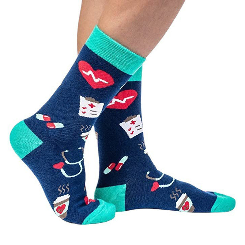 Medical Themed Socks For Hospital Staff And Students