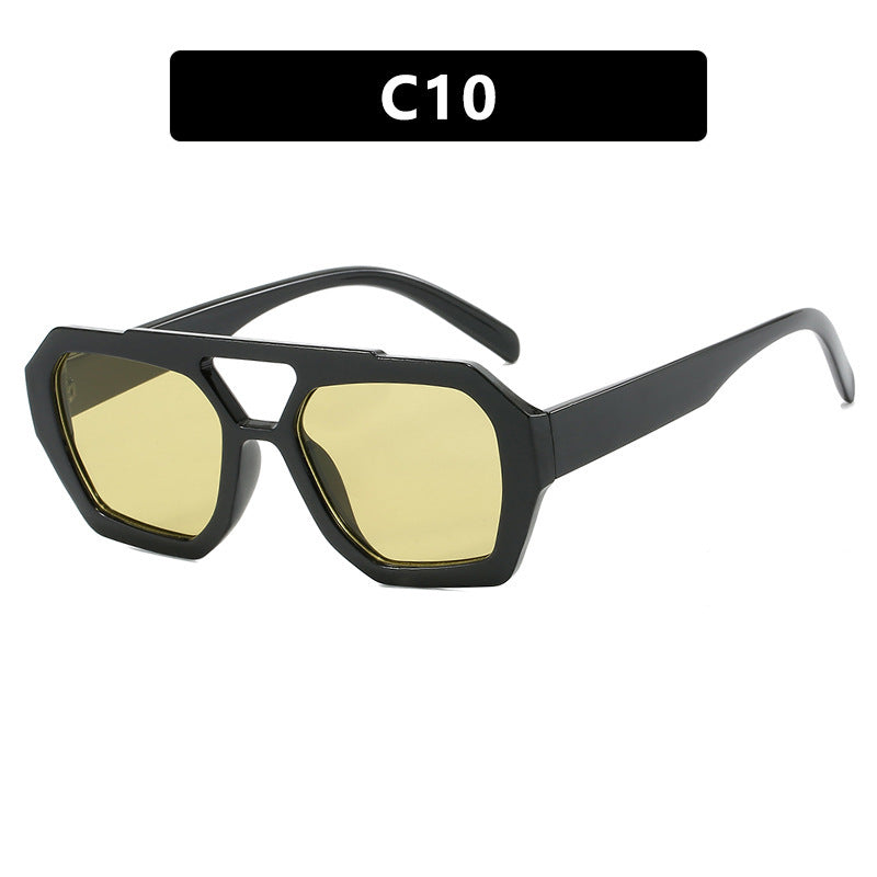 Ins Big Frame Leopard Sunglasses Summer Sunshade