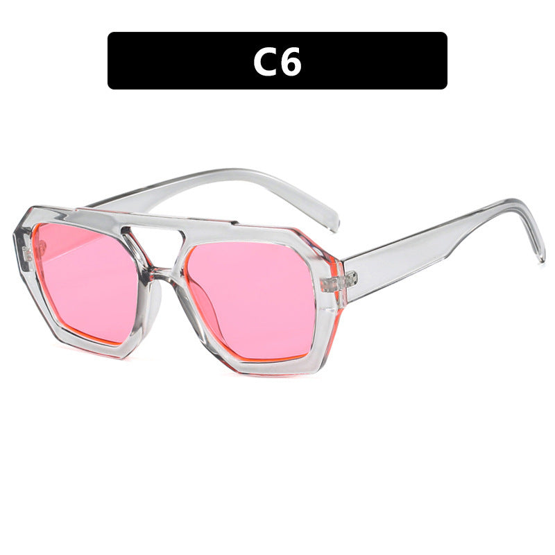 Ins Big Frame Leopard Sunglasses Summer Sunshade